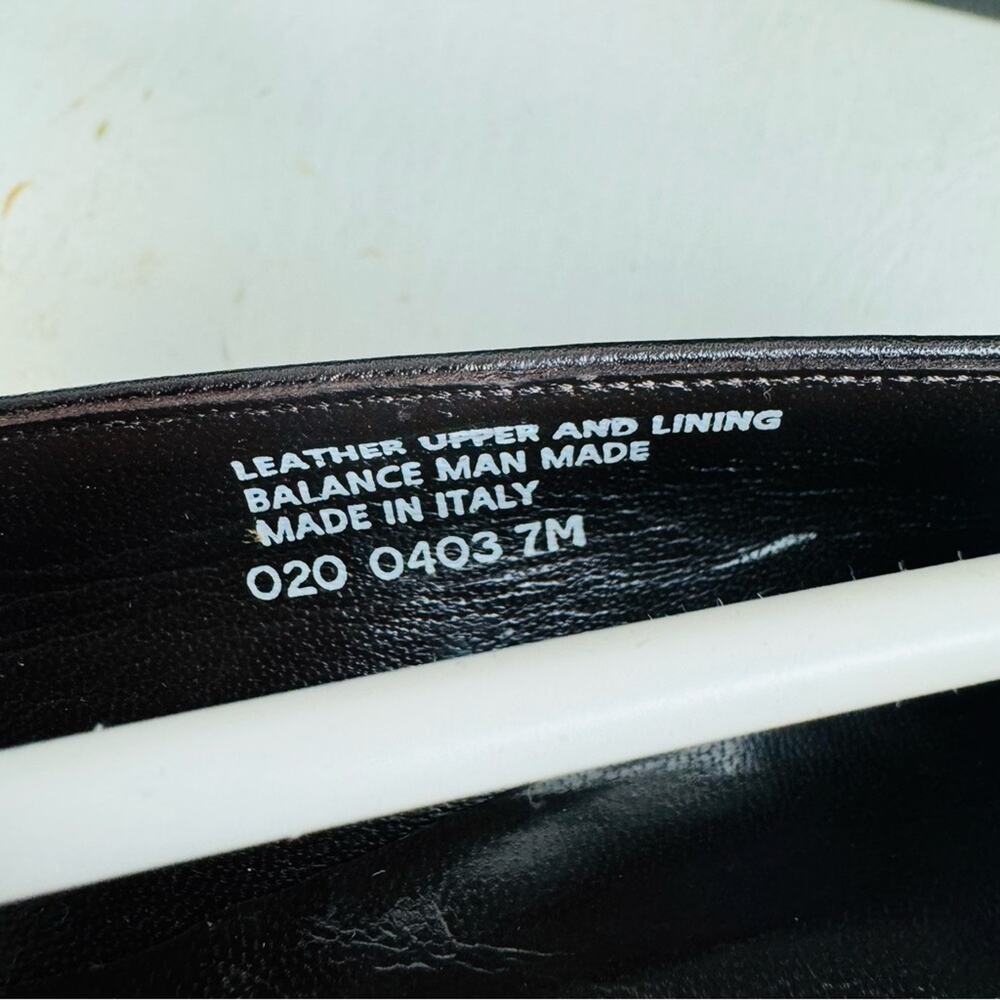 Eddie Bauer Pumps Heels‎ Dark Brown Leather Squared Toe Slip On Shoes Size 7M - Picture 8 of 12